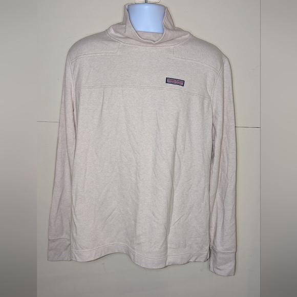 Vineyard Vines Double Brushed Dreamcloth Funnel Neck Pullover Sweatshirt - Picture 3 of 11